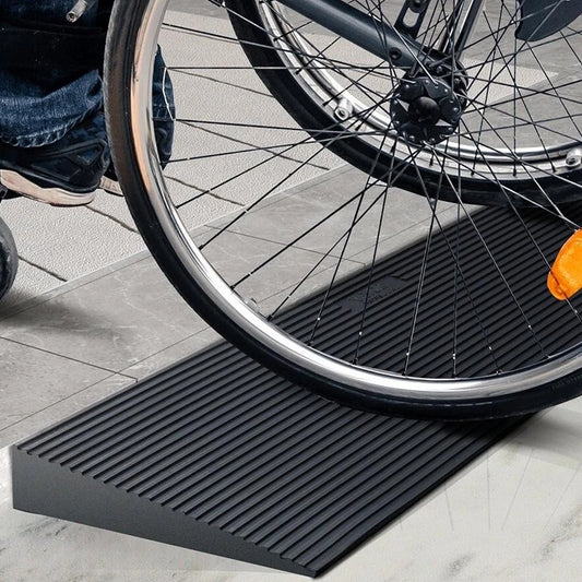 High Quality Rubber Wheelchair Ramp Threshold Door Ramp 8mm High Indoor & Outdoor