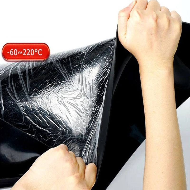 Premium Grade High Temp Silicone Rubber Sheet Black Soft Silicone Rubber Sheet 500mm x 500mm