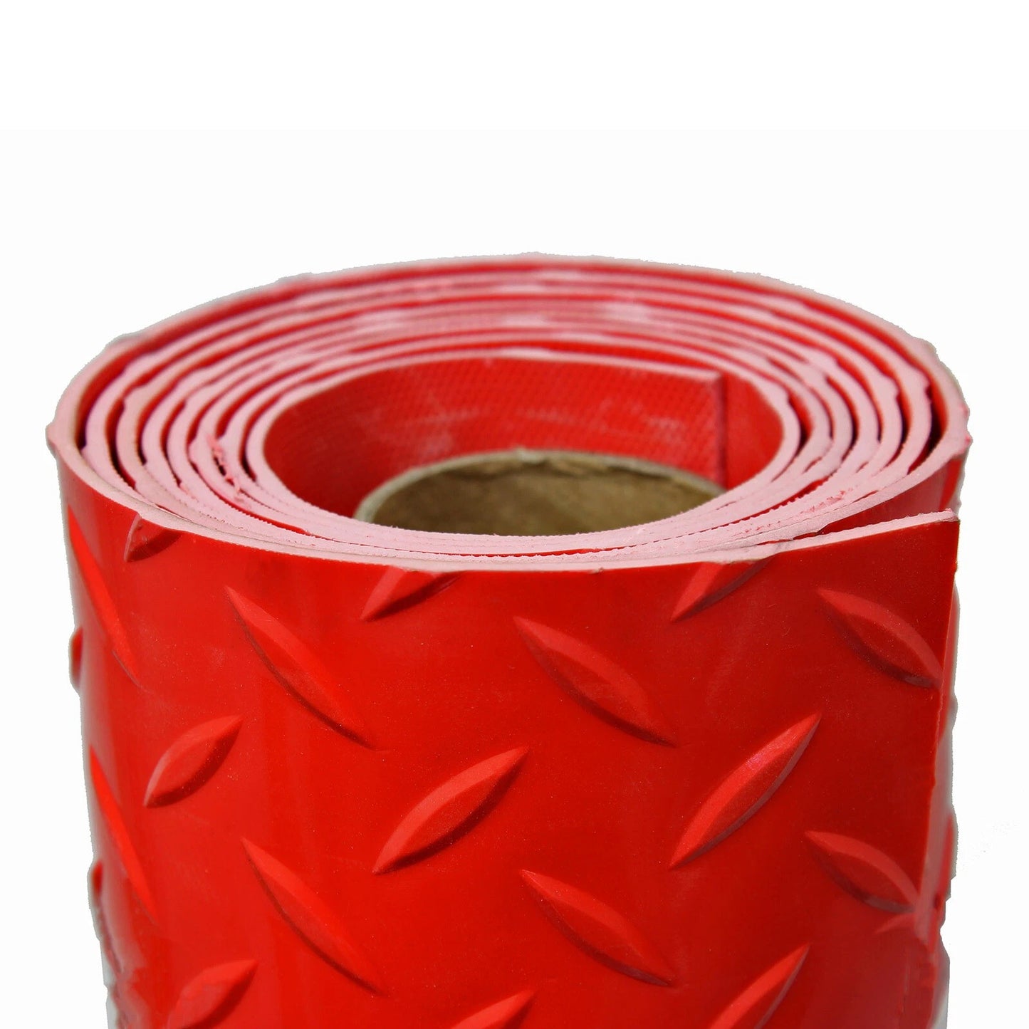 Anti Slip Round Dot Pattern Mat Red