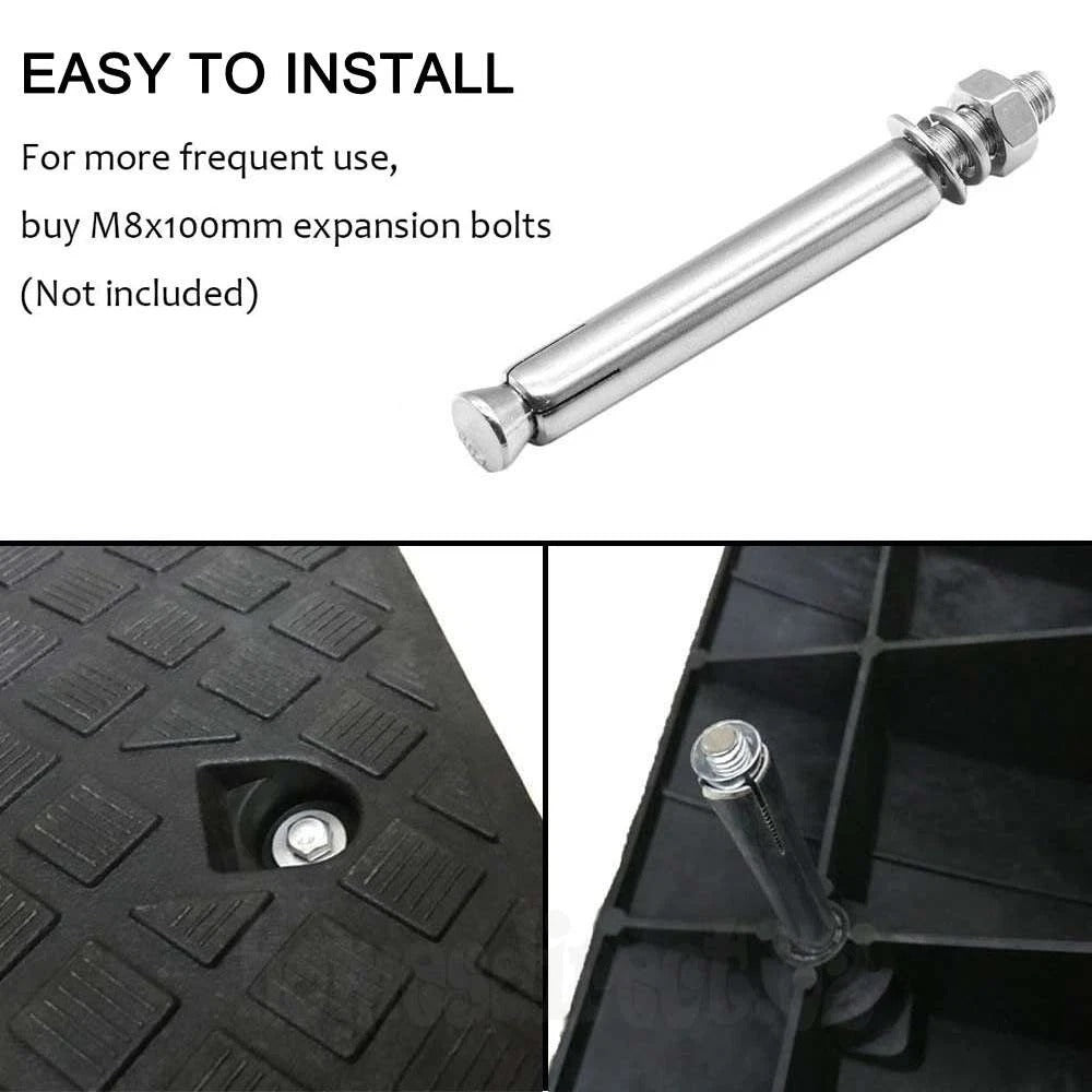 Heavy Duty Threshold Ramps For Truck Wheelchair Car Motorbike Kerb Curb Ramp