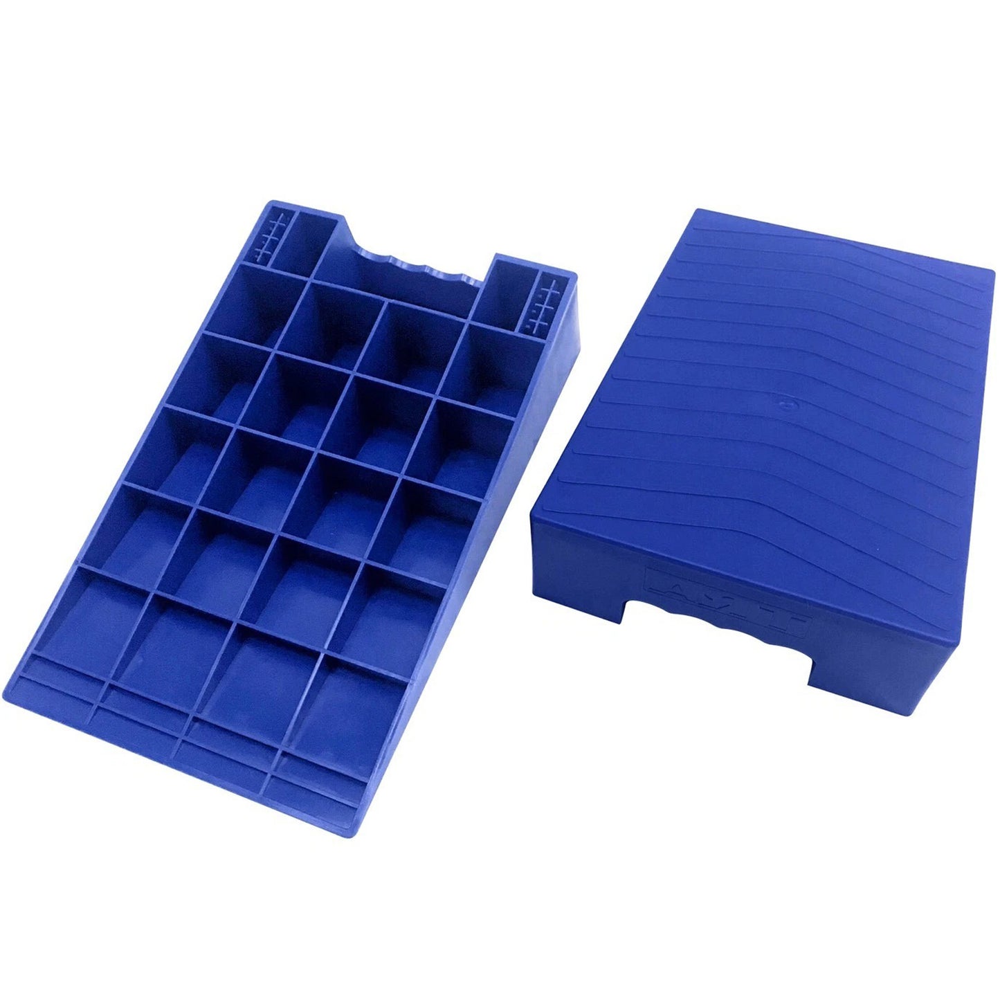 Blue Caravan Levelling Ramp Extremely Strong Wheel Stop Levelling Ramps Solid Wheel Ramp