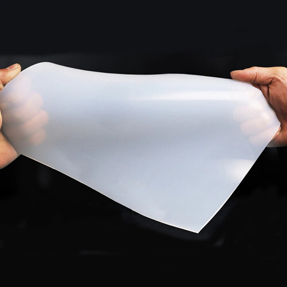 Commercial Grade Translucent High Temp Soft Silicone Rubber Sheet 0.5m x 0.5m & 1m x 1m