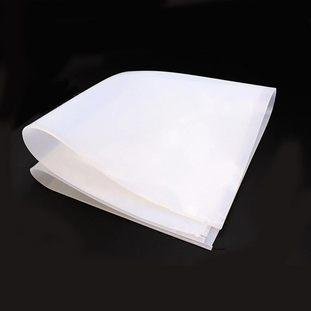 Commercial Grade Translucent High Temp Soft Silicone Rubber Sheet 0.5m x 0.5m & 1m x 1m