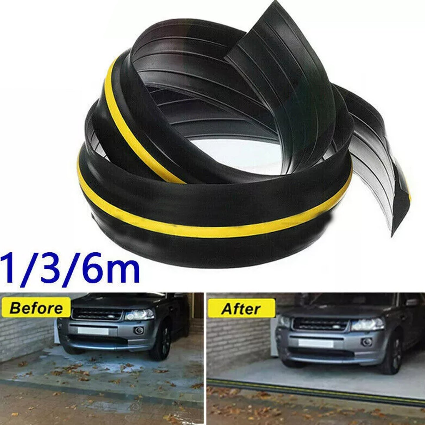 Rubber Garage Door Weather Seal 25mm High Floor Threshold Weather Seal Commercial Grade