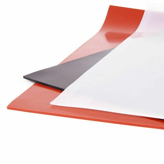 Premium Grade Silicone Rubber Sheet High Temp Panel For Gaskets DIY Material 500x500mm