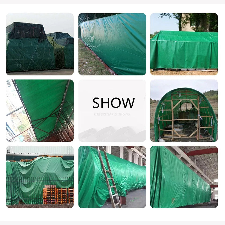 Anti-UV PVC Tarp 420GSM Premium Grade Heavy Duty Tarpaulin Shelter Cover