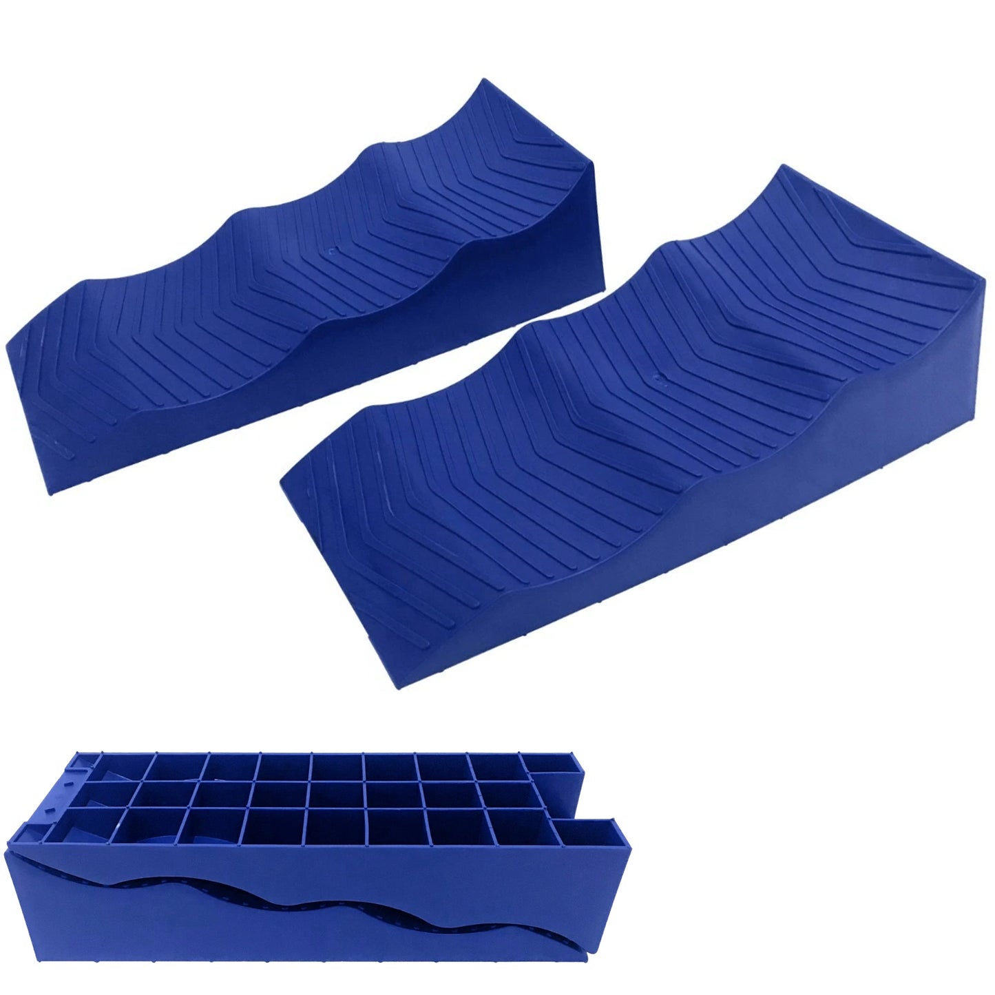 Powerful Robust Drive Ramp With 3 Levelling Heights Dual Axle Level Ramp