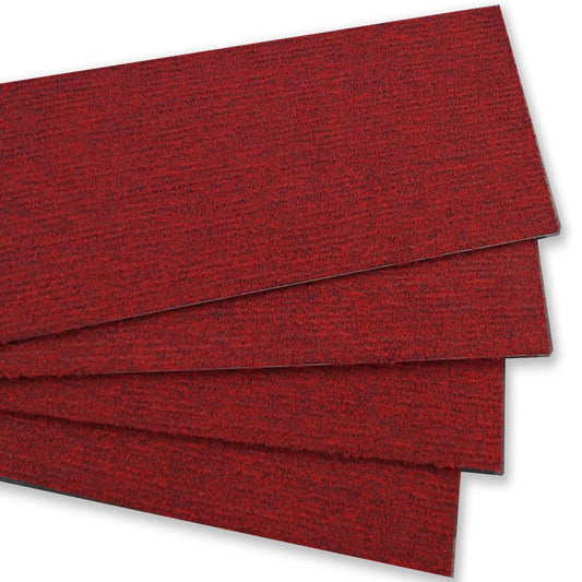 Luxury Red Carpet Tile Planks Heavy Duty Carpet Tiles Plank High Traffic Planks SDN Pile