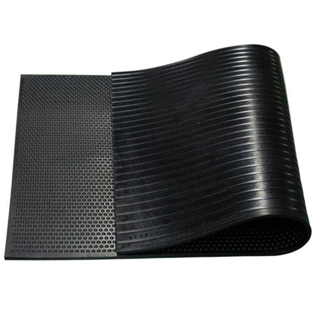 Heavy Duty Commercial Grade Rubber Horse Mats Non Slip Bubble Top Large Mat 2m x 1m