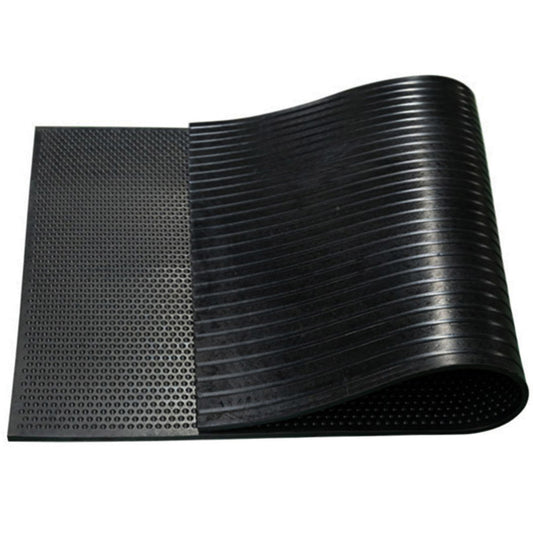 Rubber Horse Stall Mats with Bubble Top Heavy Duty Large Safety Mat 2m x 1m