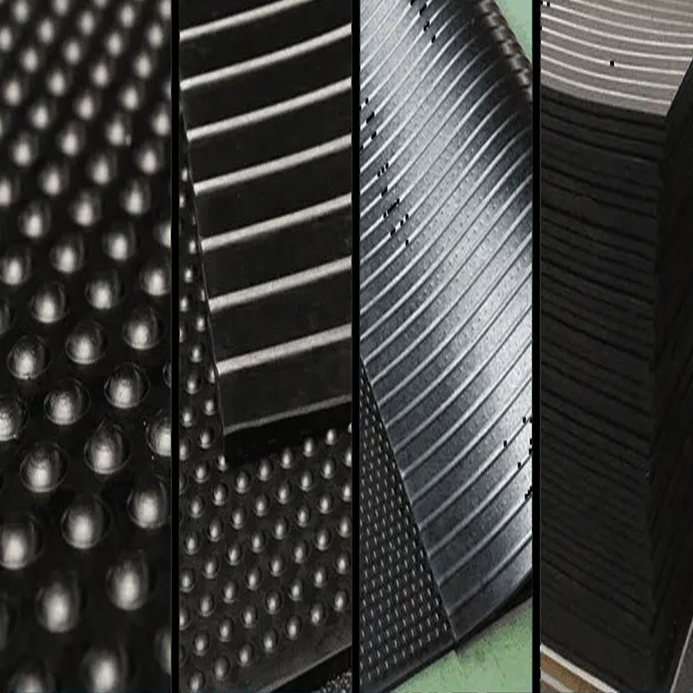 Heavy Duty Commercial Grade Rubber Horse Mats Non Slip Bubble Top Large Mat 2m x 1m