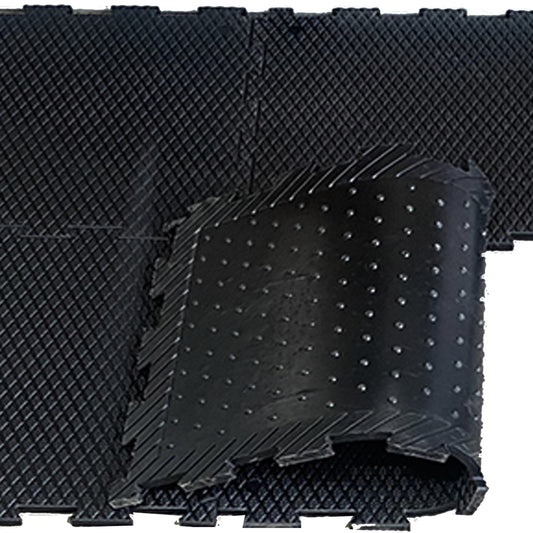 Heavy Duty Commercial Grade Interlocking Non Slip Horse Mats 24mm Thick