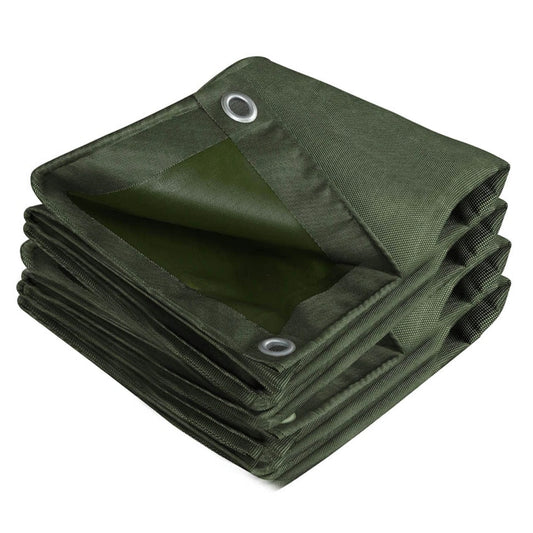 Weather Proof Heavy Duty Tarpaulin Canvas Cover 400GSM Waterproof PVC Coating Tarp