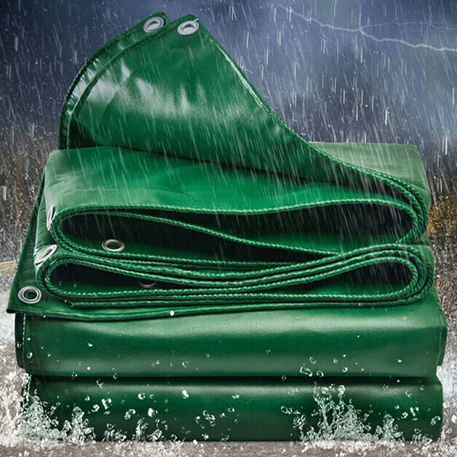 Anti-UV PVC Tarp 420GSM Premium Grade Heavy Duty Tarpaulin Shelter Cov ...